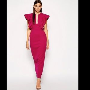 Three Floor Pink Dress